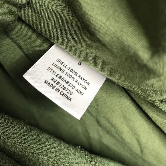 Francescas Harper Heritage olive skirt button down - Picture 11 of 11